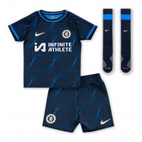 Camiseta Chelsea Thiago Silva #6 Visitante Equipación para niños 2023-24 manga corta (+ pantalones cortos)